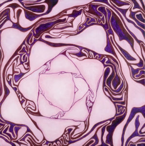 Red Cabbage - ©Garry McMichael - Acrylic - 36 x 36 - $1400