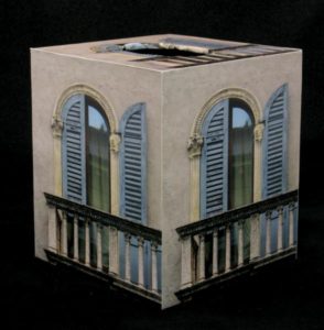 Barb Matchick - Tissue Box - Blue Shutters