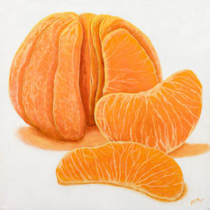 My Clementine - ©Garry McMichael - Acrylic - 12 x 12 - $230