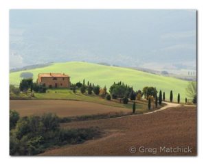 Greg Matchick - Farmhouse and Illuminated Hill - Photography