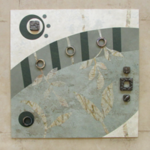 Renewal - ©MaryJo Clark - Mixed Media Collage - 10” x 10” - $140