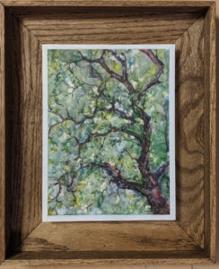 Canopy - ©Gena Loseto - Watercolor on Yupo - 11 x 9 - $195