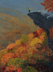 Hawksbill Crag Arkansas Ozarks - ©Garry McMichael - Oil - 24 x 18 - $500