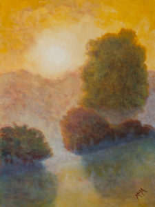 Ozark Sunrise - ©Garry McMichael - Oil - 16 x 12 - $285