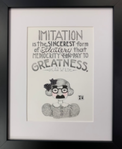 #141 - Imitation - ©Mary Engelbreit -  12 x 9.75 inches - $700