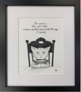 #143 - Mean Awful Things©Mary Engelbreit -  11.75 x 10 inches -  $700