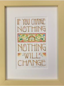 #132 - Change Nothing - ©Mary Engelbreit - 12 x 9.5 - $1,100.00