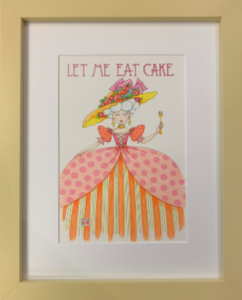 #136 - Let ME Eat Cake - ©Mary Engelbreit - 12.75 x 10.25 - $1,100.00