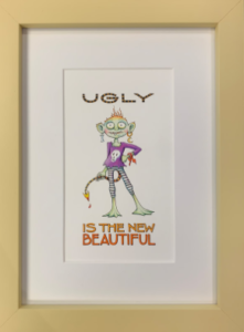 #147 - Ugly New Beautiful - ©Mary Engelbreit - 11.25 x 8.5 - $875.00