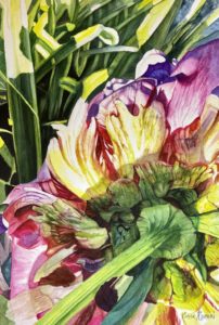Splendor in the Grass-©KarenRomani-Watercolor-16.50x11.25-450-2021