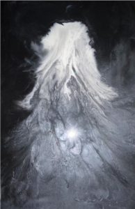 Spirits - ©Zac Farmer – Resin on Wood – 24x36 - $ 1,000