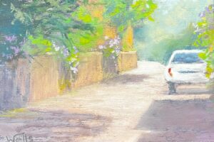 French Shadows - ©Michele Wells - Pastel - $250
