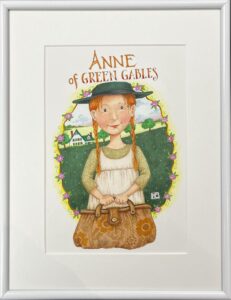 #245 - Anne of Green Gables - Mary Engelbreit - Drawing - 12.25 x 9.5- $975