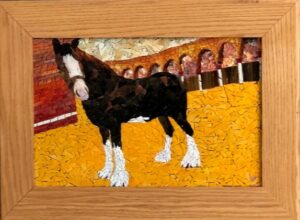 Clydesdale - ©️Virgene Tyrrell - Mosaic - 32 x 24 inches - $800