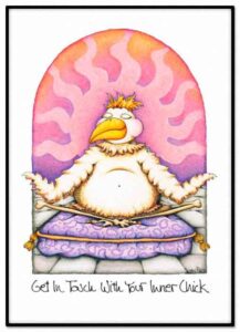 Inner Chick  - ©Susan Reis - Framed Giclee - 5 x 7 - $19