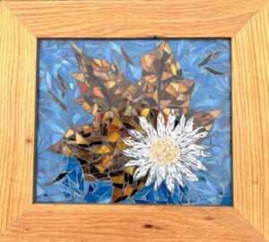 Summer and Autumn - ©️Virgene Tyrrell - Mosaic - 18 x 16 inches - $300