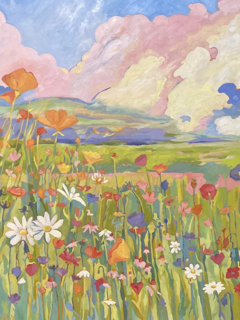 Daisy Alpine - ©Terri Shay - Oil