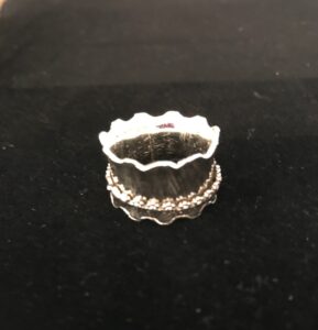 Sterling Silver Daisy Spinner Ring - ©Debbie Garavaglia - Sterling Silver -Size 8+-$105