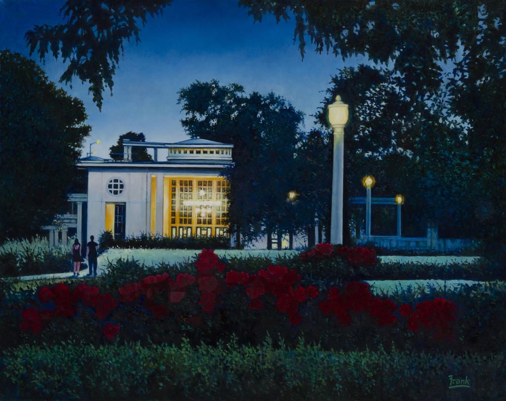 A Night at the Muny 2 - ©Mike Frank - Oil on canvas - 24 x 30 inches – $1450