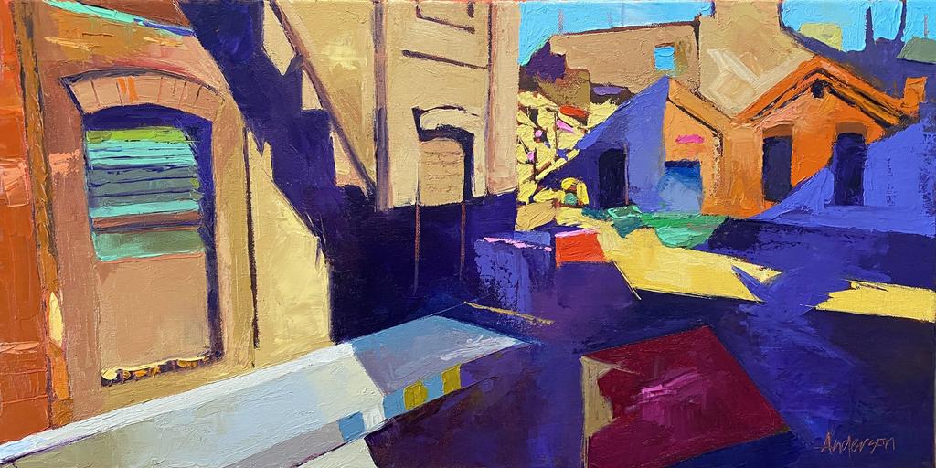 Alley_©Michael Anderson_2022_oil_12x24_450