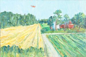 Cropduster - © Jodie Maurer - oil - 24 x 36 inches - $1300