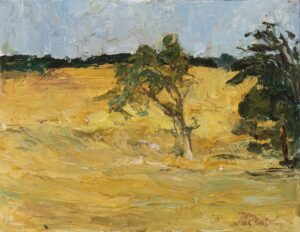 Golden Field - © Jodie Maurer - oil - 20 x 24 inches - $750