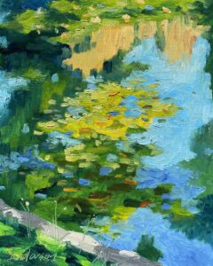 Water Lilies_Michael Anderson_2023_oil_10x8_200