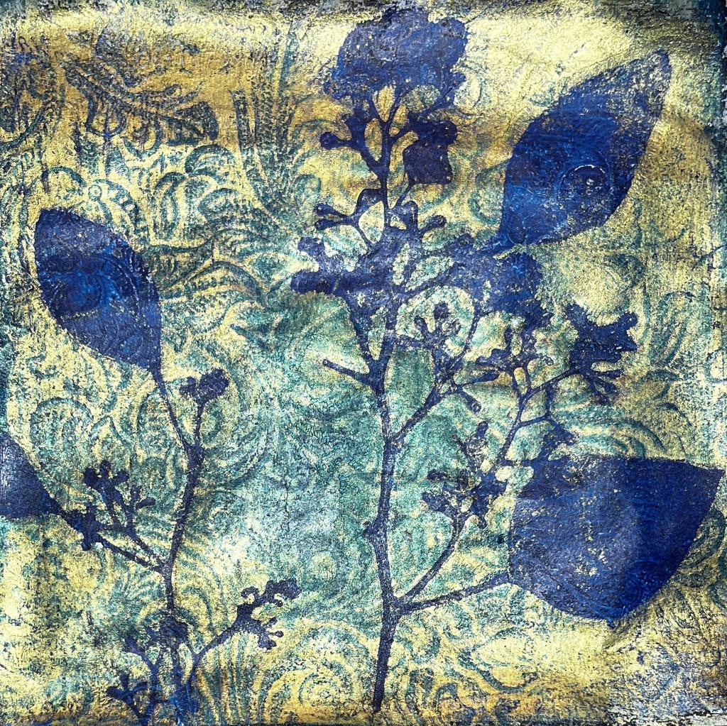 Gel Printing with Botanicals — Schack Art Center