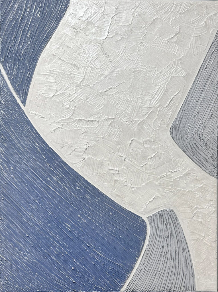 Blue Escape - © Elena Rybak - Mixed Media on Canvas - 24X18 inches - $550