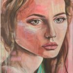 it's all so incredibly loud - © Angela Fromme - acrylic on canvas - 24x36 - $1555