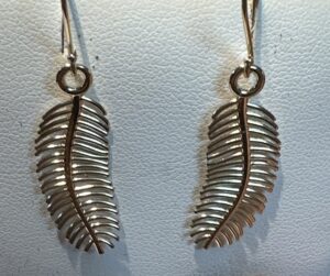 Silver Feather Earrings - ©Joe Bova Conti