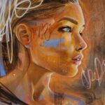 Starved - © Angela Fromme - acrylic on canvas - 36 x 36 - $2222