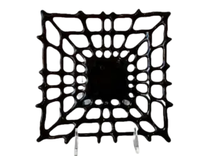 Spider Web - ©Cathy Carney - Fused Glass - $60