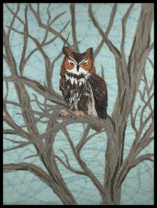 Owl - Fiber - ©Liz Davidson - 18X24 - $750