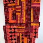 Stepping off the Train- ©Chris Burton- Fiber- 20x32 - $565