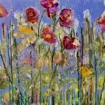 In the Lavender Haze 26 x 32 Watercolor on Yupo $875