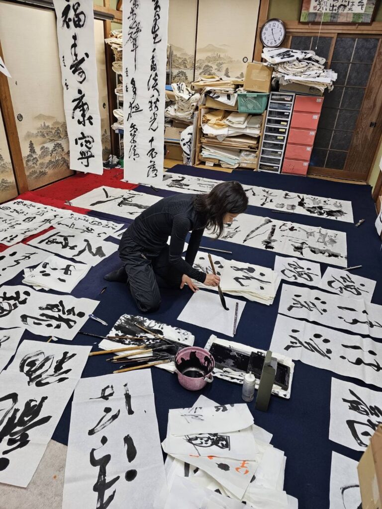 Kaori Ishijima in the Studio