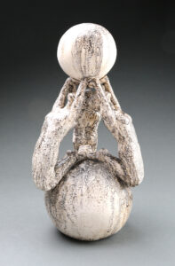 Balanced Strength-©Lisa Hilton-Clay Slip Oxide-12_x6.5_x6.5_-$875