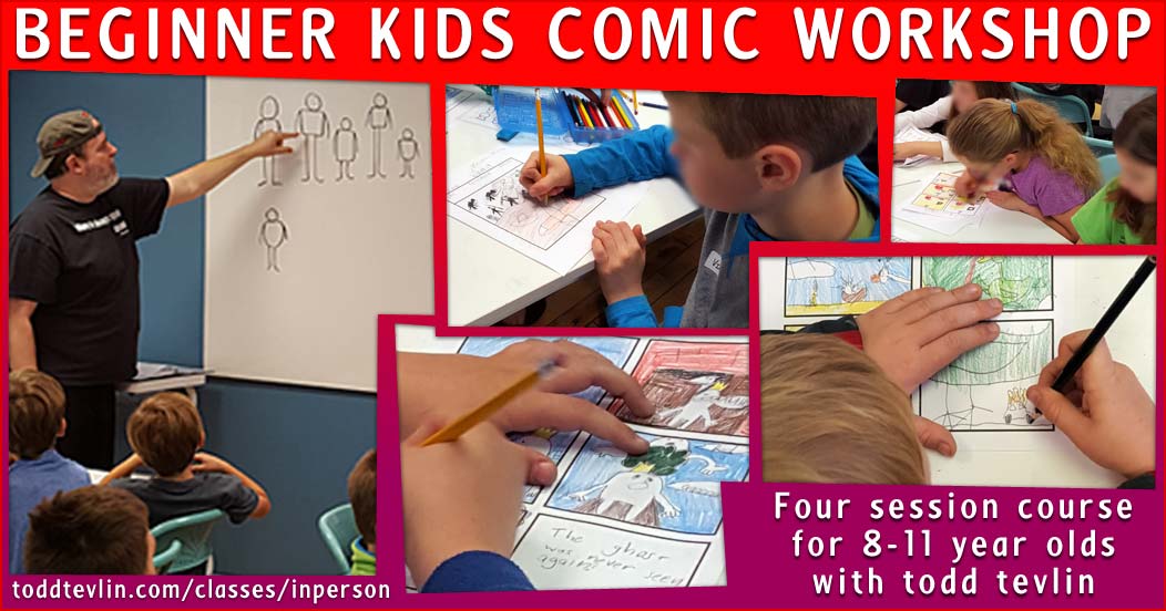 BEGINNER KIDS COMIC WORKSHOP (AGES 8-11)