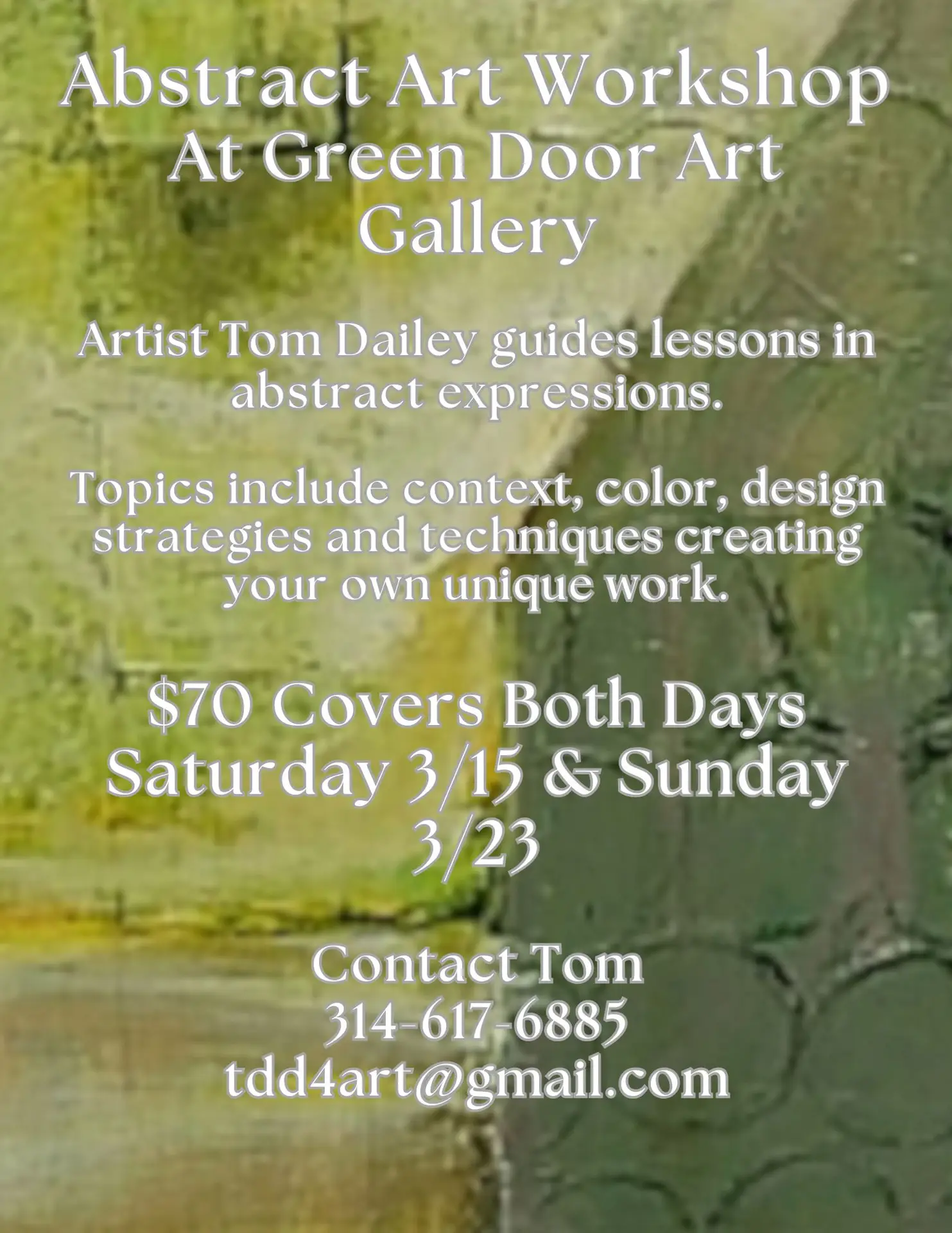 Abstract Art Workshop with Tom Dailey