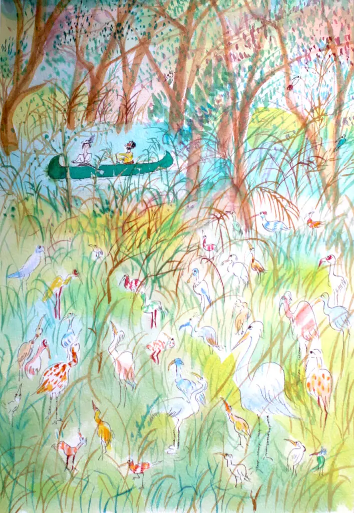 Birds ©Jojo Li - watercolor