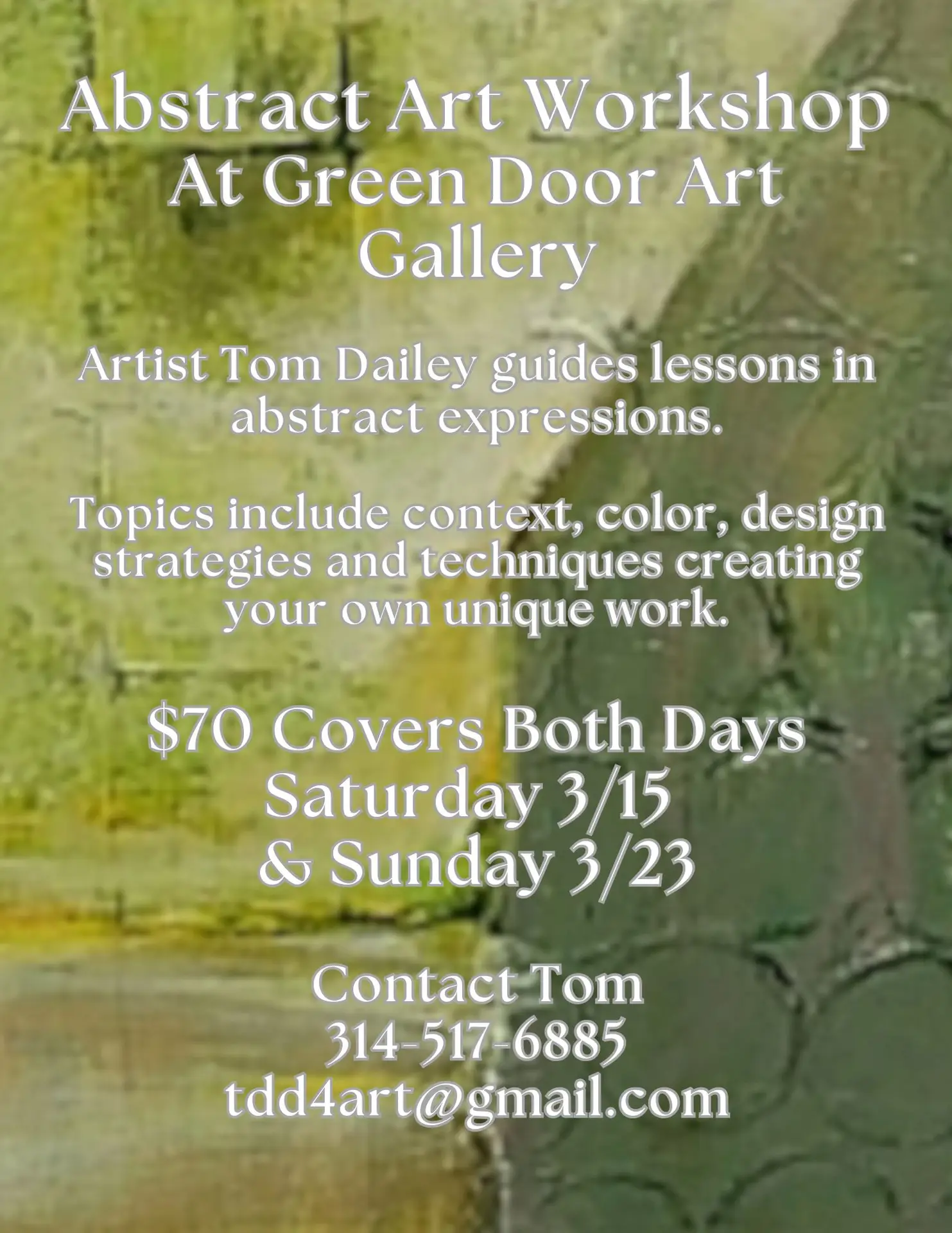 Abstract Art Workshop with Tom Dailey