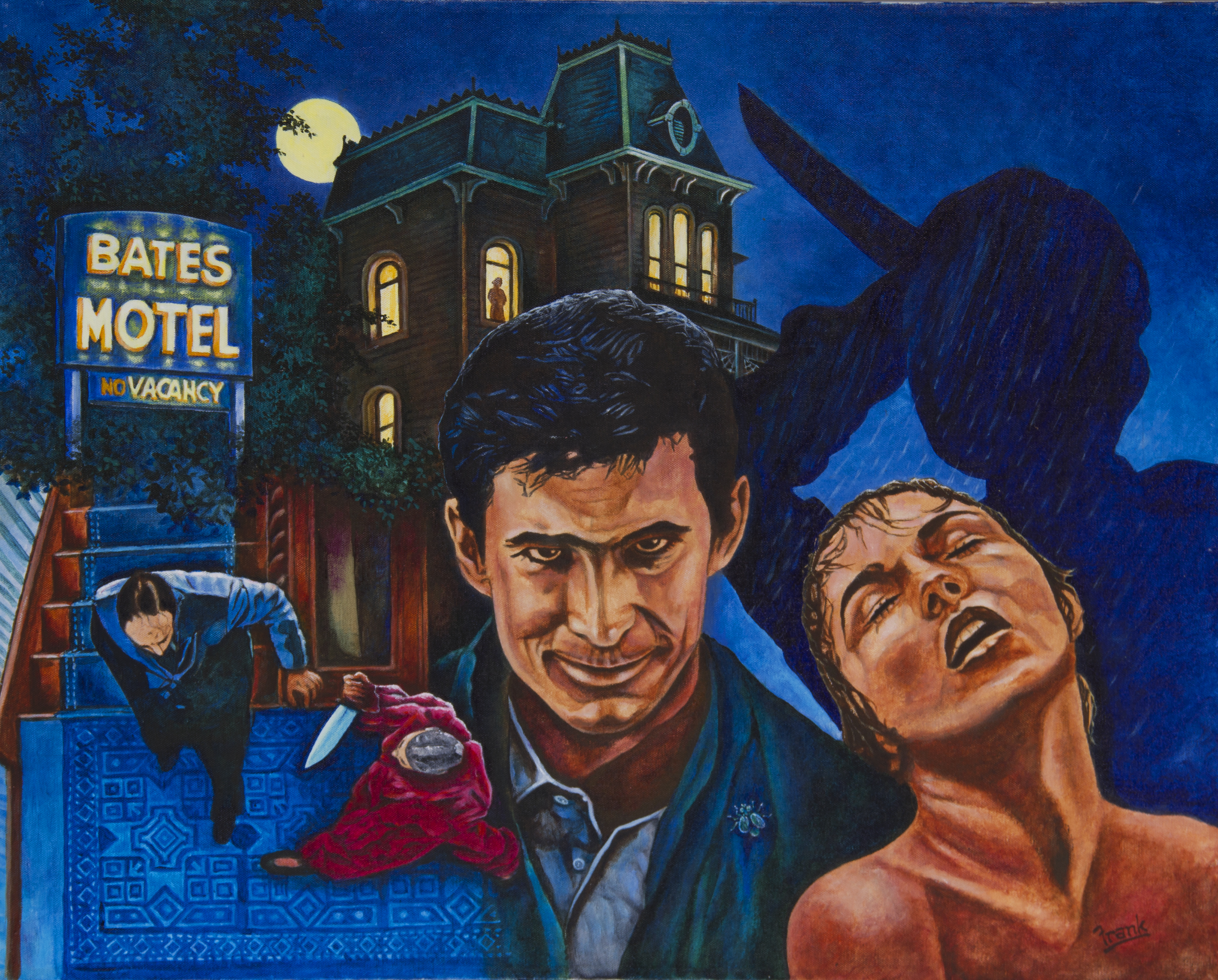 Norman - ©Mike Frank - Acrylic on canvas - 24 x 30 inches – $1500