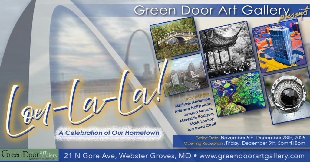 Lou-La-La art show at Green Door Art Gallery