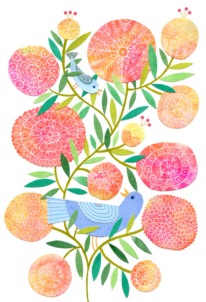 LSolovic Art Birds & Mums