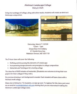 Abstract Landscape Collage with MaryJo Clark