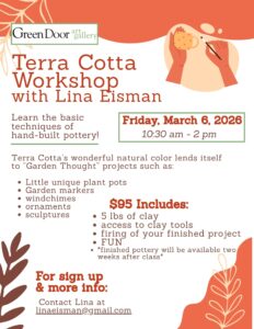 Terra Cotta Workshop wit Lina Eisman