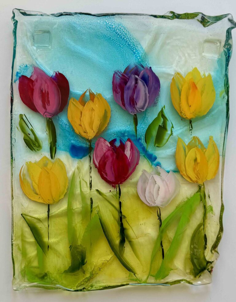 Colored Tulips - Nela Navarrine 14_x11_
