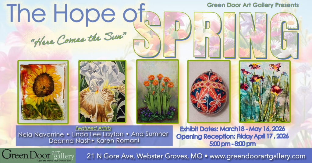 The Hope of Spring, Green Door Art Galler, banner