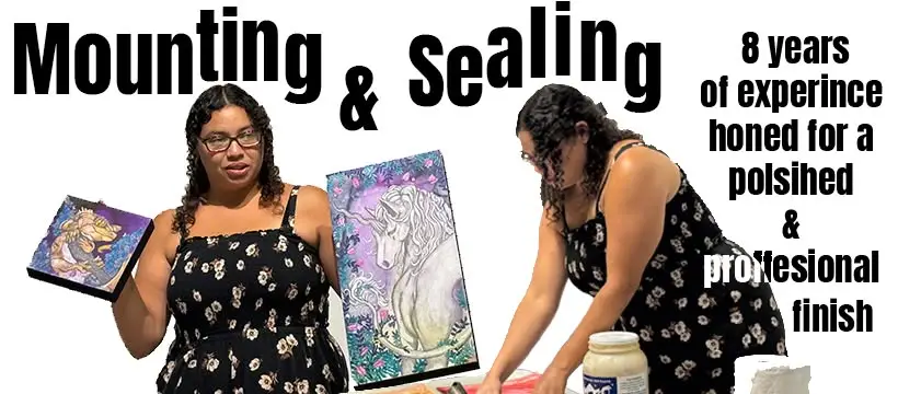 Artwork Mounting Workshop with Alison Bozarth